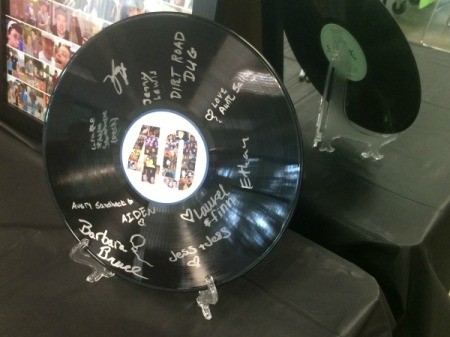 Signed Record Party Keepsake
