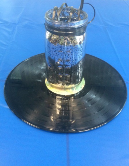 Record Table Centerpiece