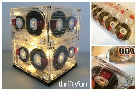 Making a Cassette Tape Lamp