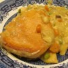 Homemade Chicken Pot Pie - finished and plated
