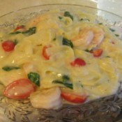 Lazy Man's Shrimp Alfredo