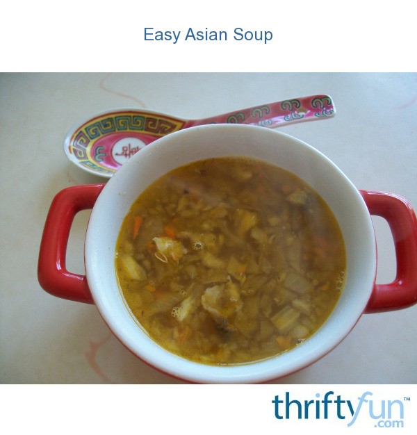 Easy Asian Soup | ThriftyFun