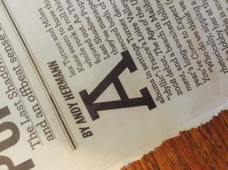 Packing Tape Newspaper Image Transfer