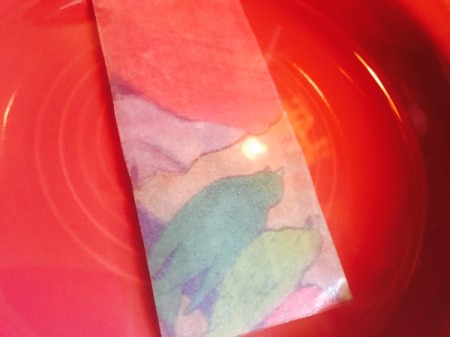 Packing Tape Newspaper Image Transfer