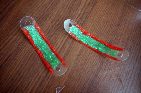 Glitzy Earrings From a Plastic Bottle