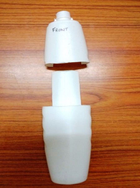 Upcycled Shampoo Bottle Planter