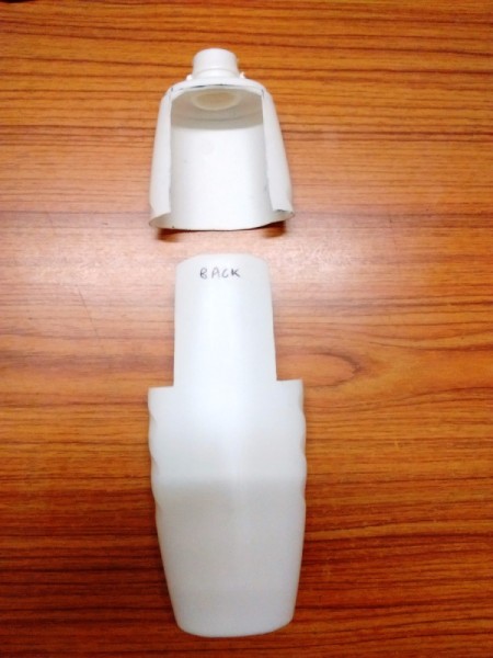 Upcycled Shampoo Bottle Planter