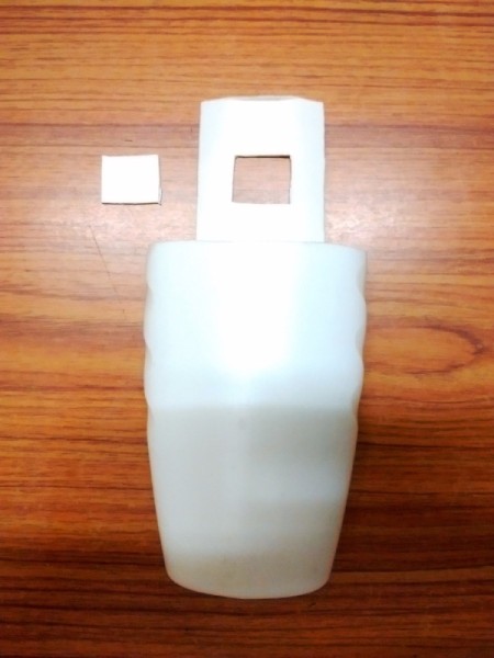 Upcycled Shampoo Bottle Planter