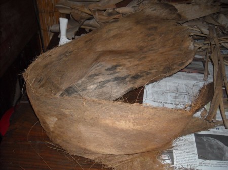 Coconut Fiber Candle Holders