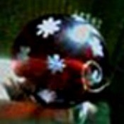 decorated light bulb