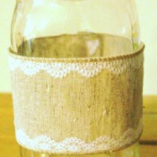 jar with ribbon cuff