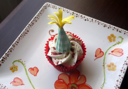 Party Hat Cupcake Topper