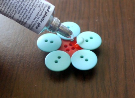 Button Brooch