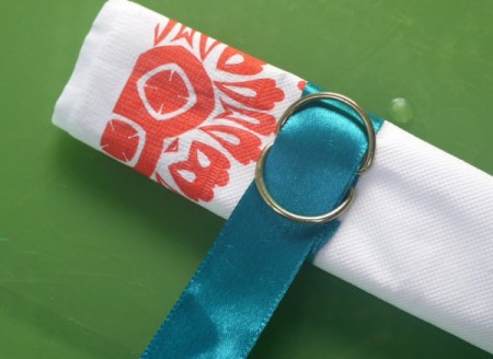 Easy Ribbon Tie for Serviettes (Napkins)