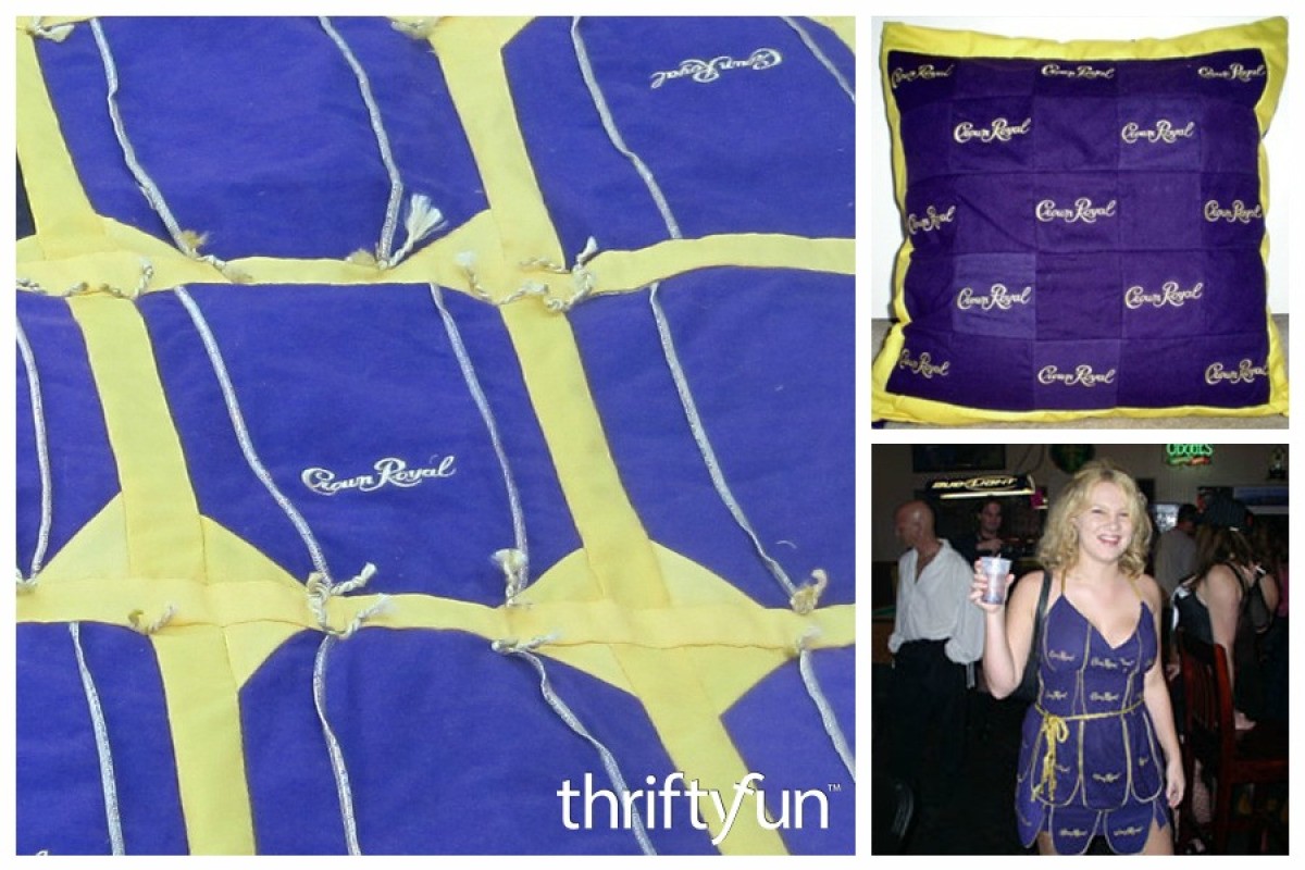This is a guide about crafts using Crown Royal bags.Those beautiful purple ...