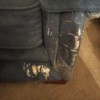 damaged fabric on couch