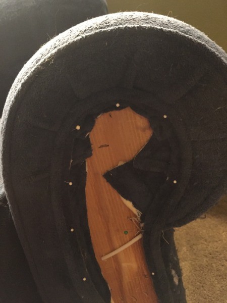 Repairing Cat Scratched Couch