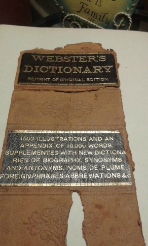 Value of 1896 Webster's Dictionary