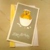 Making a Hatching Chick Birthday Card