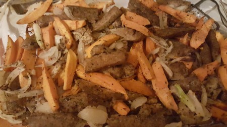 Sweet Potato Sausage Bake