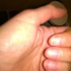 closeup of nails