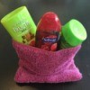 bag with toiletries
