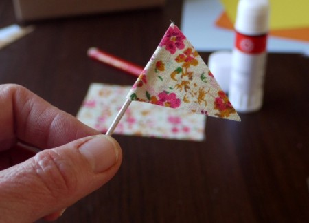Simple Pennant Cake Topper
