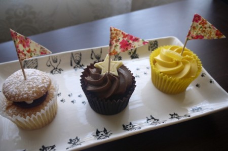 Simple Pennant Cake Topper