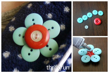 Making a Button Brooch