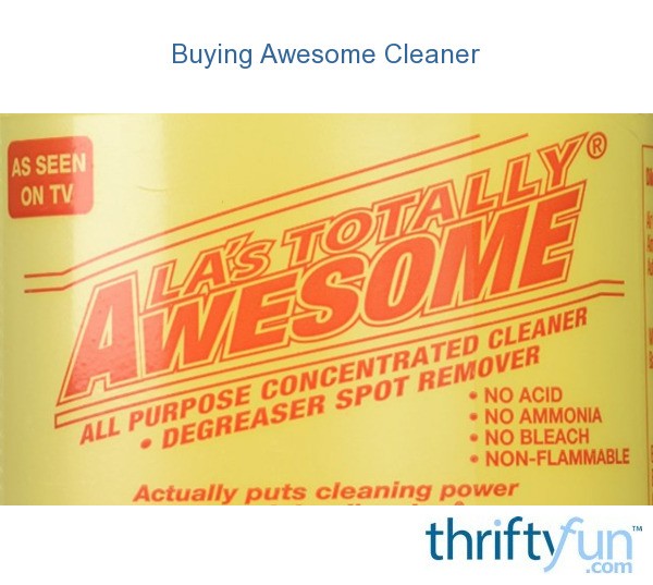 Buying Awesome Cleaner ThriftyFun
