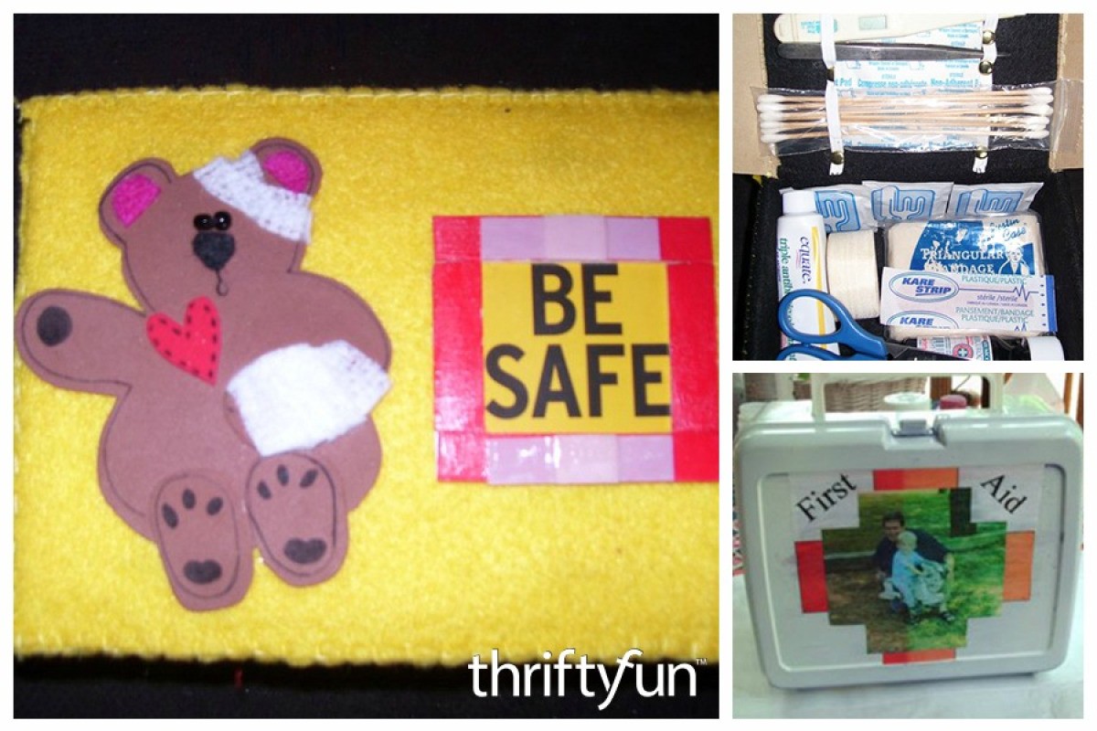 Making a First Aid Kit for Dad ThriftyFun
