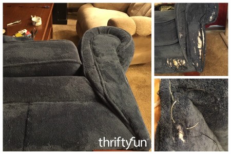 Repairing a Cat Scratched Couch