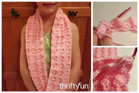 Making a Fan Stitch Crochet Cowl