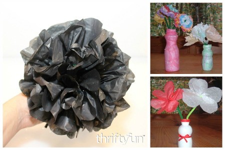 Making Tissue Paper Flowers