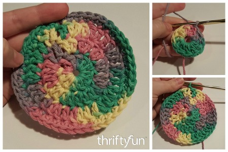 Making Crocheted Coasters