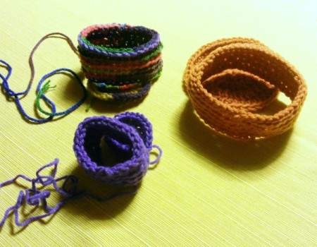 Crocheted Nesting Baskets in Two Versions