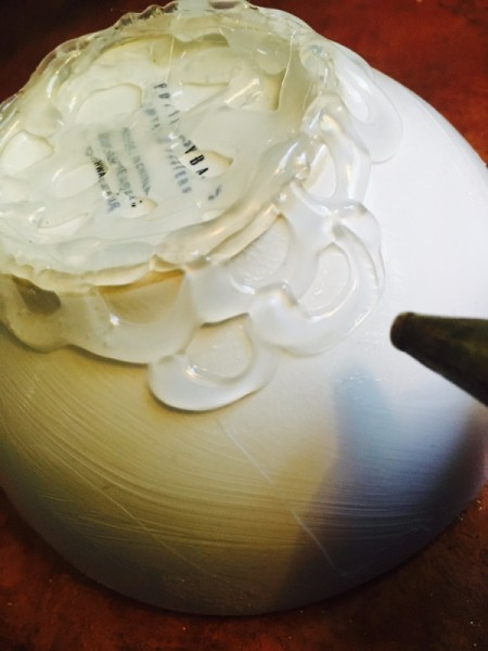 Hot Glue Basket Bowl