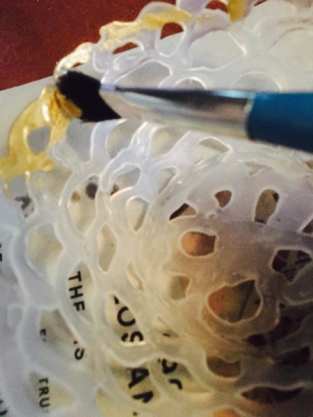 Hot Glue Basket Bowl