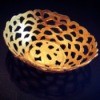gold glue basket bowl