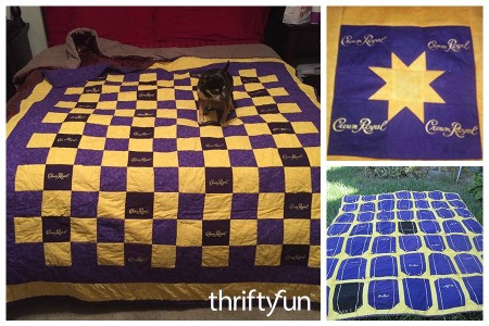 Making Crown Royal Bag Quilts