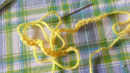 Crochet Chain Covered Box