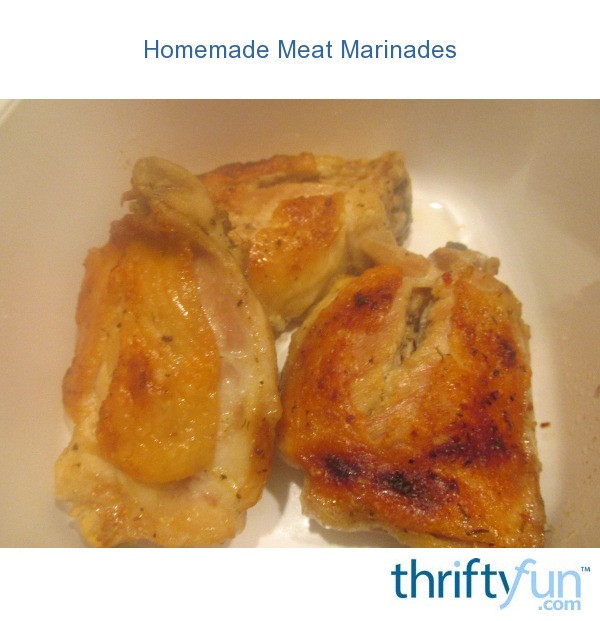 Homemade Meat Marinade ThriftyFun