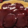 Harvard Beets on a yellow plate