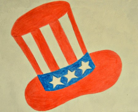 Uncle Sam Independence Day Placemat | ThriftyFun