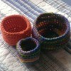 Making Crocheted Nesting Baskets
