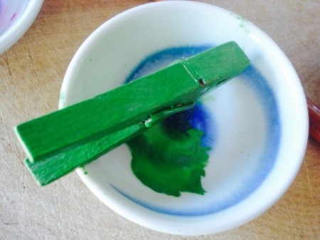 Clothespin and Popsicle Stick Plane