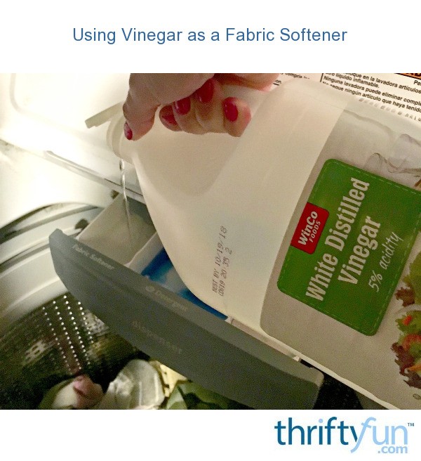 Using Vinegar as a Fabric Softener ThriftyFun