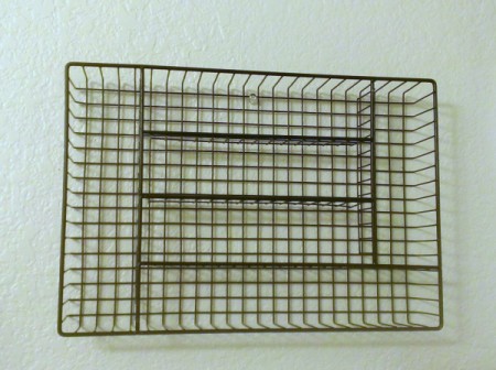 Turn a Silverware Tray into a Small Shelf