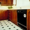 Older Kitchen with Linoleum Tile Floor