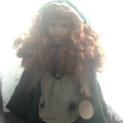 Porcelain  doll from the Knightsbridge collection call COLLEEN